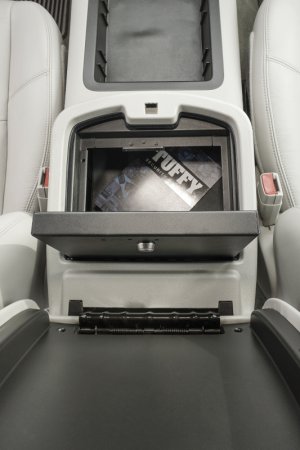 GMC Yukon XL Console Safe - Tuffy Products - Keyed Lock - Black - `07-`14